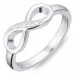 infinity zirkoon ring in zilver