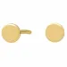 NORDAHL ANDERSEN Button oorbellen in verguld sterlingzilver