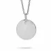 NORDAHL ANDERSEN rond hanger met ketting in gerodineerd zilver