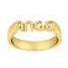 NORDAHL ANDERSEN engel ring in verguld sterlingzilver