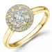 rond diamant ring in 14 karaat goud 0,20 ct 0,35 ct
