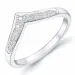 diamant ring in 14 karaat witgoud 0,117 ct