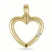 hart diamanten hanger in 14 caraat goud 0,01 ct