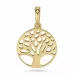 boom van het leven hanger in 9 karaat goud