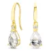 druppelvormige oorbellen in 9 karaat goud met zirkoon - Gold Collection