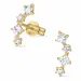 oorsteker in 9 karaat goud met zirkoon - Gold Collection