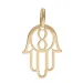 hamsa hand hanger in 9 karaat goud