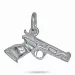 Pistool hanger in zilver