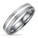 Ring in titanium en zilver