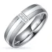 Ring in titanium en zilver