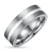 ring in titanium en zilver