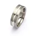 ring in titanium en zilver