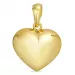 15 x 23 mm hart hanger in 8 karaat goud