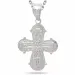 dagmarkruis ketting in zilver met hanger in zilver