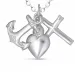geloof-hoop-liefde ketting in zilver met hanger in zilver