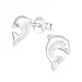 dolfijn oorbellen in zilver