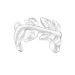 Blad ear cuff in zilver