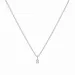 lab grown diamant hanger met ketting in 925 caraat zilver 0,062 ct