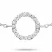 Elegant rond armband in zilver met hanger in zilver