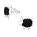schaap kinder oorbellen in zilver - Little Ones