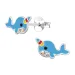 walvis kinder oorbellen in zilver - Little Ones