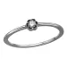 bloem lab grown diamant ring in gerodineerd zilver