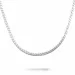 victoriaketting in zilver 42 cm plus 5 cm x 1,4 mm