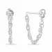 ketting oorbellen in zilver