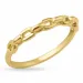 panzer ring in verguld sterlingzilver