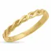 panzer ring in verguld sterlingzilver