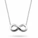 ketting in zilver met infinity hanger in zilver