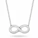 ketting in zilver met infinity hanger in zilver