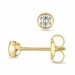 3 mm oorsteker in 9 karaat goud met zirkoon - Gold Collection