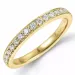 Diamant ring in 14 karaat goud 0,26 ct