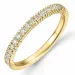 smal diamant ring in 14 karaat goud 0,27 ct