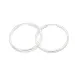 30 mm Scrouples rond creool in zilver