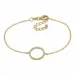 Joanli Nor Zero armband in verguld sterlingzilver witte zirkoon