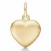 8,5 x 8 mm Støvring Design hart hanger in 8 karaat goud