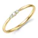 diamant ring in 9 karaat goud 0,07 ct - Simple Diamonds