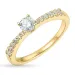 zirkoon ring in 9 karaat goud