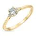 zirkoon ring in 9 karaat goud