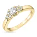 zirkoon ring in 9 karaat goud