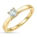 zirkoon solitaire ring in 9 karaat goud