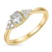 zirkoon ring in 9 karaat goud