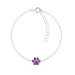 poot kinder armband in zilver - Little Ones