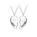 Best friends hart set met 2 ketting in zilver - Little Ones