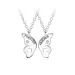 Best friends vlinder set met 2 ketting in zilver - Little Ones
