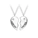 Best friends hart set met 2 ketting in zilver - Little Ones