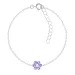 bloem kinder armband in zilver - Little Ones