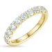 zirkoon ring in 9 karaat goud